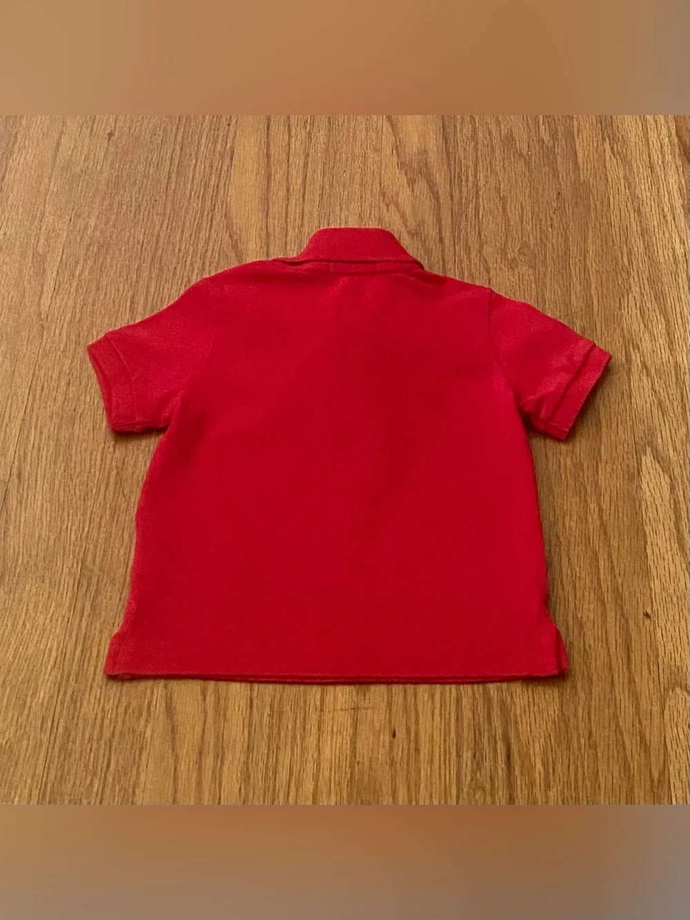 Ralph Lauren Red Polo With Cargo Jogger Pants Baby Boy Set